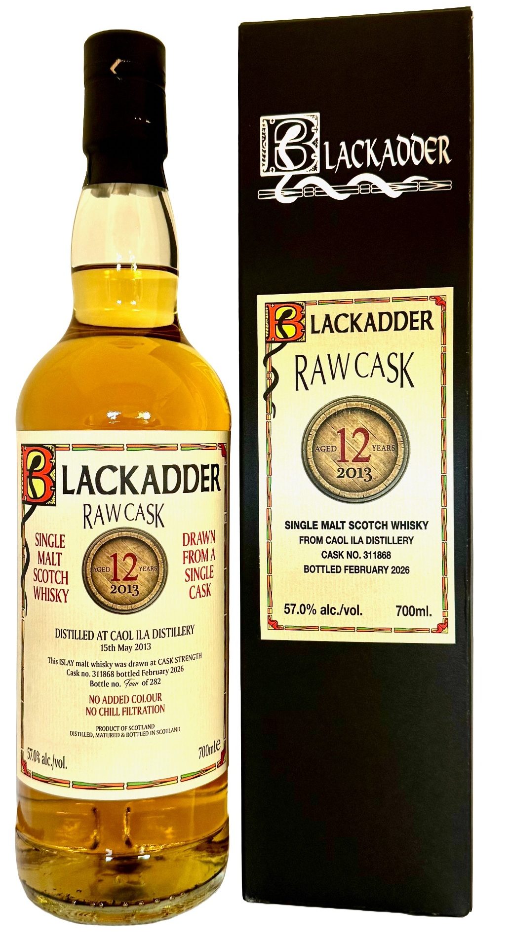 Blackadder Raw Cask Single Malt Whisky